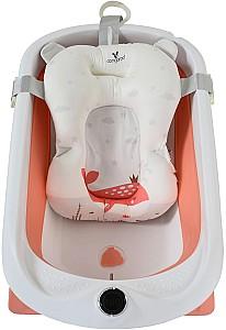 Cada pentru bebelusi Moni Balena Pink