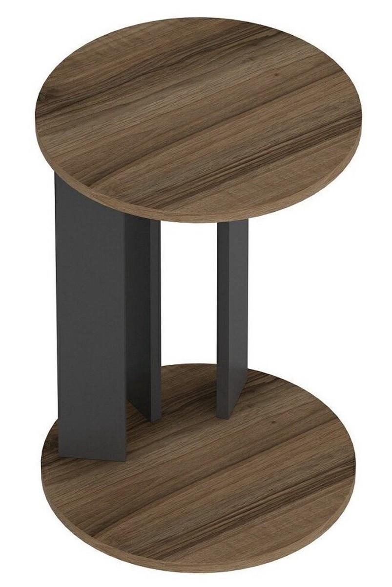 Masuta laterala Trendy Ema Nuc (Maro)/Antracit (Gri)