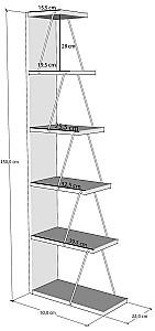 Etajera Trendy Tlos Pin (Maro)