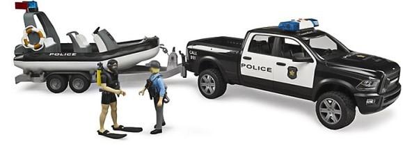 Tehnica speciala Bruder Police Pickup cu L+S Module (2507)