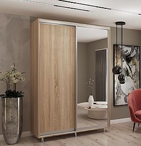 Dulap-cupe My-Style 1.1 x H2.4 m Pal + Oglinda Stejar Sonoma