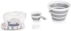 Cada pentru bebelusi Moni Balena Grey