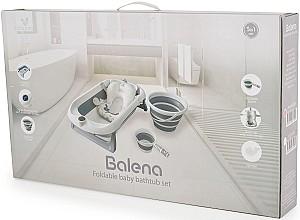 Cada pentru bebelusi Moni Balena Grey