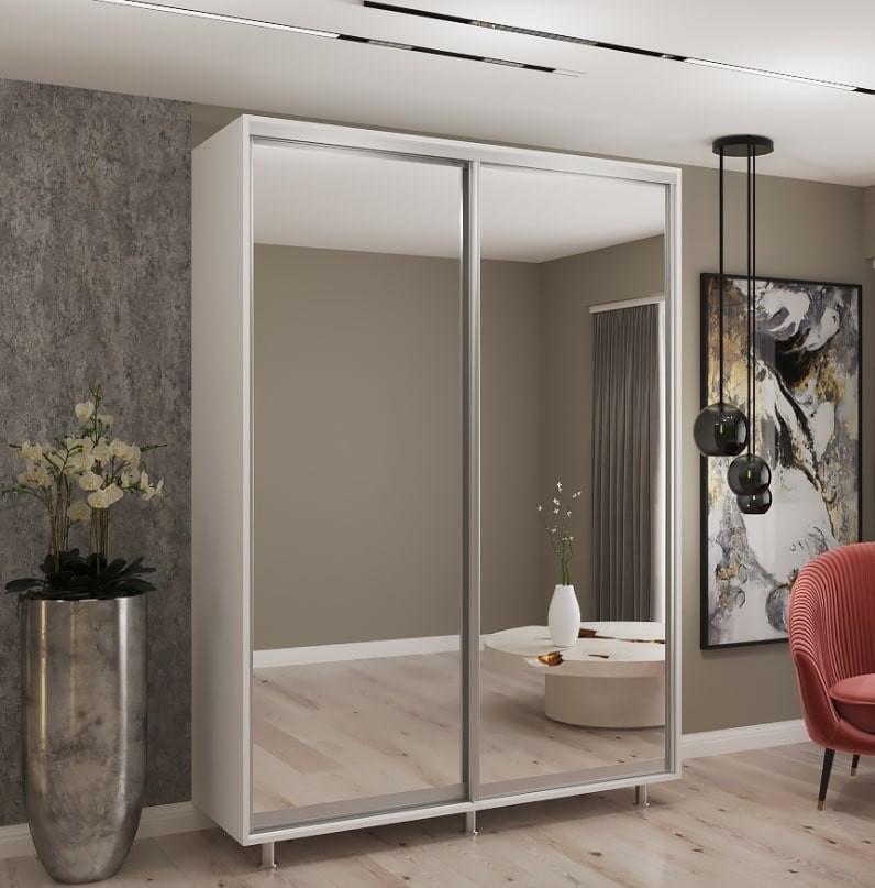 Dulap-cupe My-Style 1.1 x H2.4 m Oglinda Cenușiu