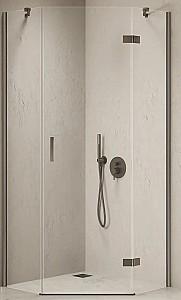 Cabina de dus New Trendy Nesta Gunmetal pentagonal R 90x90x200 Hinged K-4788