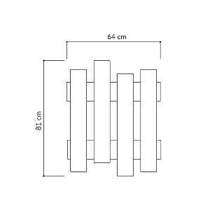 Cuier Trendy Val Stejar (Bej)