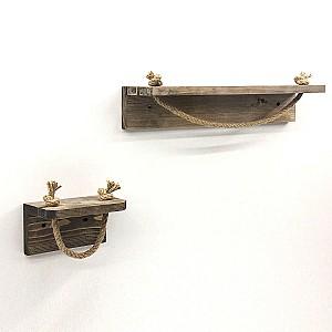 Raft pentru baie Trendy AA131 Nuc (Maro)