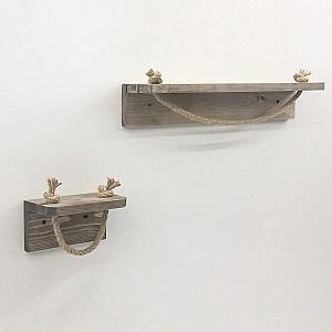 Raft pentru baie Trendy AA131 Nuc (Maro)