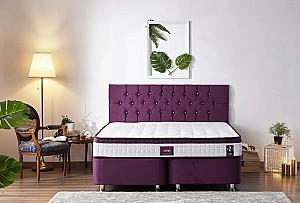 Saltea Trendy Violet 180x200 cm Alb / Violet