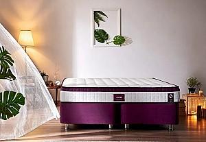 Saltea Trendy Violet 160x200 cm Alb / Violet