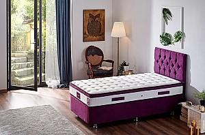 Saltea Trendy Violet 90x200 cm Alb / Violet