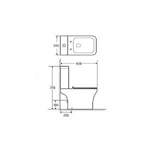 Vas WC Goxea GX-12005