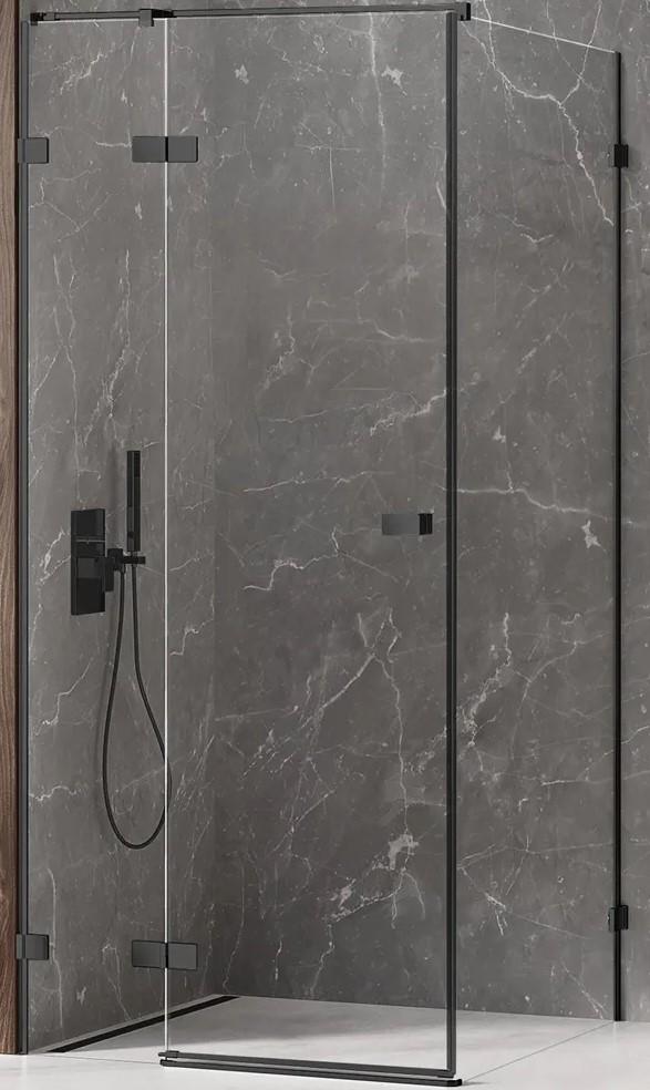 Cabina de dus New Trendy Avexa Black Rectangular R 100x90x200 Hinged EXK-1589