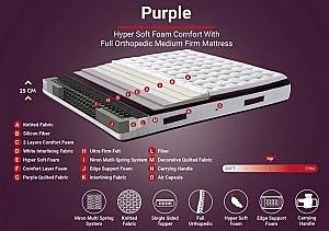 Saltea Trendy Purple 150x200 cm Alb Violet