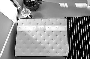 Saltea Trendy Greypedic 100x200 cm Alb / Gri