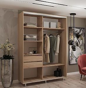 Dulap-cupe My-Style 1.2 x H2.4 m Pal Stejar Sonoma