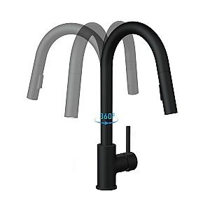 Robinet bucatarie SanDonna AMELIA Black