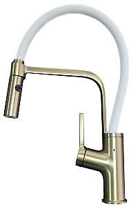 Robinet bucatarie SanDonna ANDRA Auriu-Alb (VOR58336)