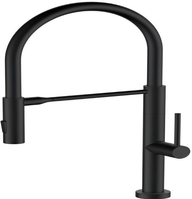 Robinet bucatarie SanDonna SILVIA Total Black