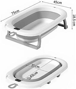 Cada pentru bebelusi 4Play Tiny Whale White/Grey