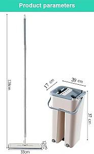 Set de curatare a pardoselilor 4Life Mop Scratch Beige