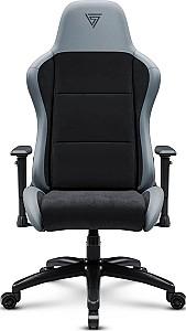Fotoliu gaming SENSE7 Spellcaster FUKU XL PU Black and Gray
