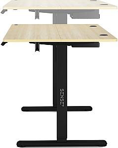 Masa gaming SENSE7 Nojo 140x70 Black Pine