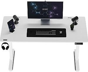 Masa gaming SENSE7 Nojo 140x70 White
