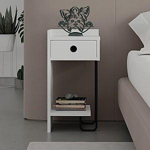 Noptiera Trendy Sirius Left Alb v2