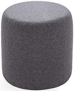 Bancheta si fotoliu puf Trendy Silindir Antracit (Gri)