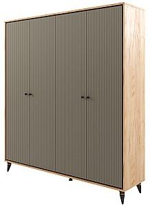 Dulap ML Mobila Oscar Nr.10 Stejar Auriu / Haki Soft Închis