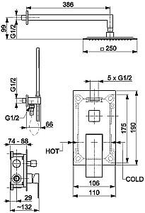Set de duș Armatura Logon (118207)