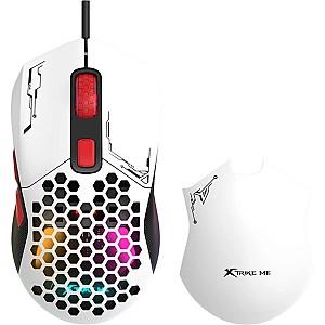 Mouse gaming XTRIKE ME GM-316W White