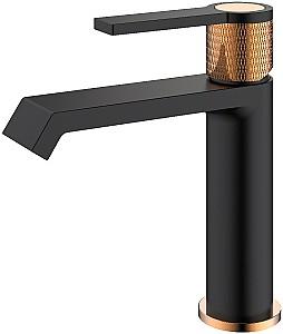 Baterie pentru lavoar GENESIS PREMIUM Art Deco Printul Negru