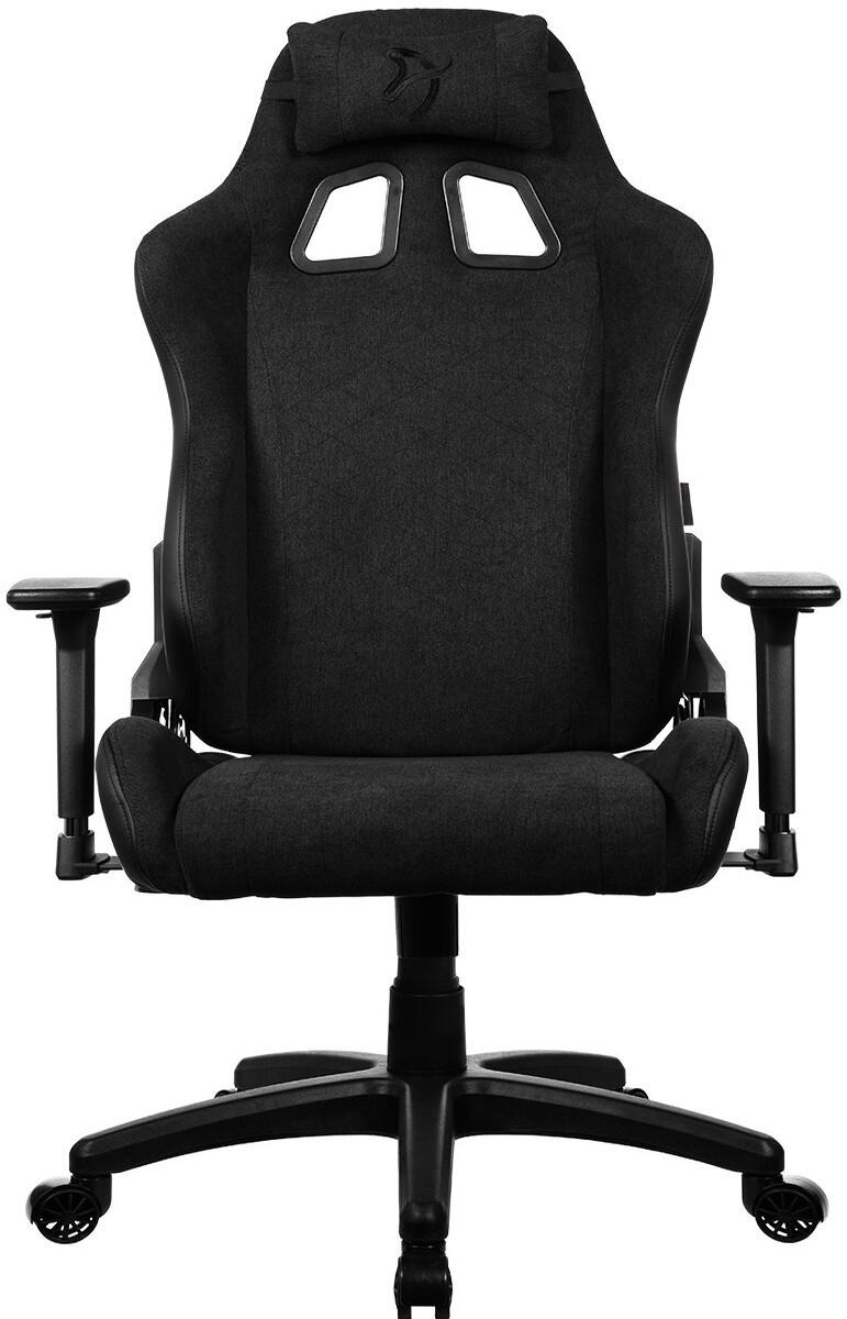Fotoliu gaming AROZZI Avanti Soft Fabric Pure Black
