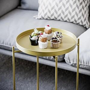 Masuta de cafea, reviste Trendy Shb-007-A Auriu