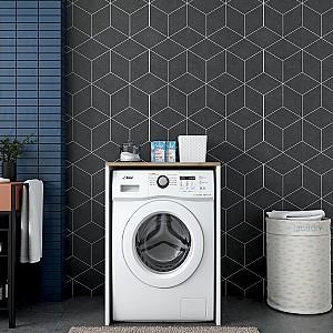 Dulap de baie Trendy KD103 2341 Nuc (Maro)/Alb