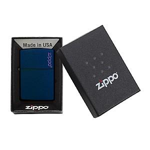 Bricheta Zippo Classic Matte Navy Logo 239ZL