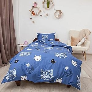 Lenjerie de pat Relaxe Home Soft Dreams 145x210cm Kitten Blue
