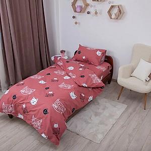Lenjerie de pat Relaxe Home Soft Dreams 145x210cm Kitten Red