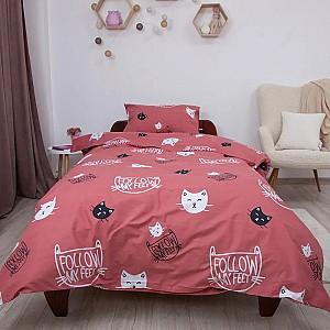 Lenjerie de pat Relaxe Home Soft Dreams 145x210cm Kitten Red
