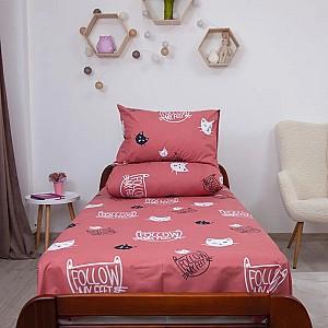 Lenjerie de pat Relaxe Home Soft Dreams 145x210cm Kitten Red