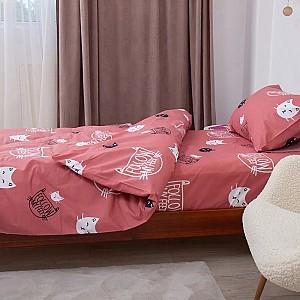 Lenjerie de pat Relaxe Home Soft Dreams 145x210cm Kitten Red