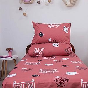 Lenjerie de pat Relaxe Home Soft Dreams 145x210cm Kitten Red