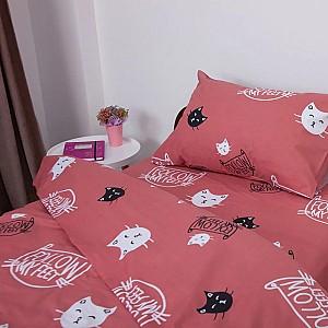 Lenjerie de pat Relaxe Home Soft Dreams 145x210cm Kitten Red