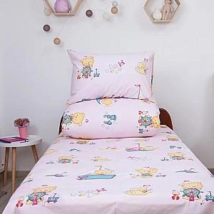 Lenjerie de pat Relaxe Home Soft Dreams 145x210cm Pink Sailor