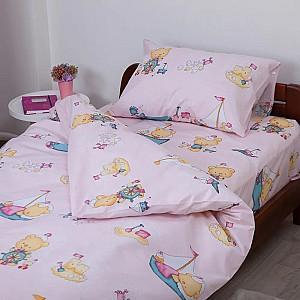 Lenjerie de pat Relaxe Home Soft Dreams 145x210cm Pink Sailor