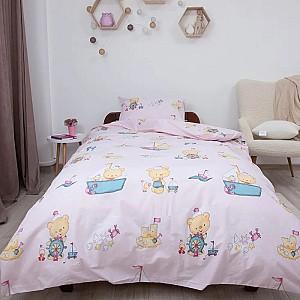 Lenjerie de pat Relaxe Home Soft Dreams 145x210cm Pink Sailor