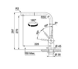 Robinet bucatarie Franke Atlas Neo (115.0681.242)