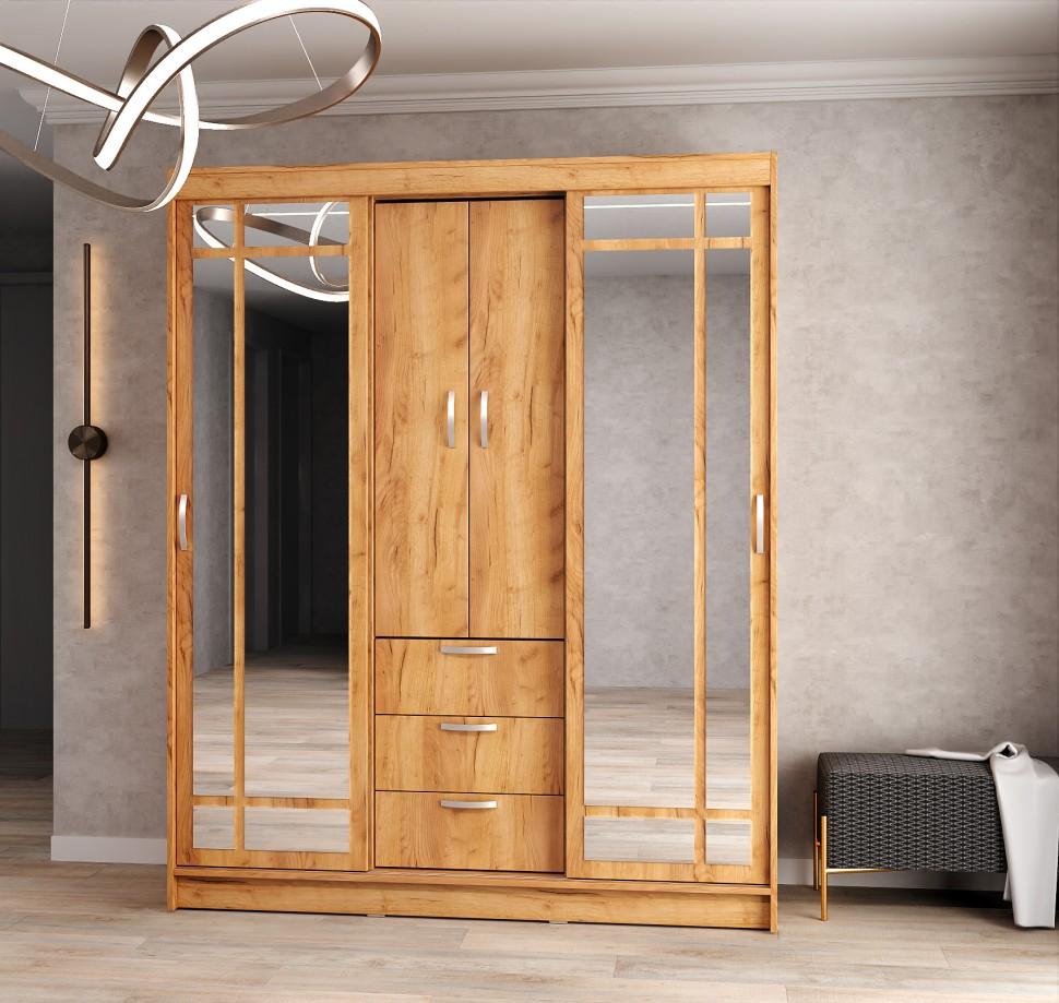 Dulap-cupe ML Mobila Diplomat 1700 Stejar Auriu